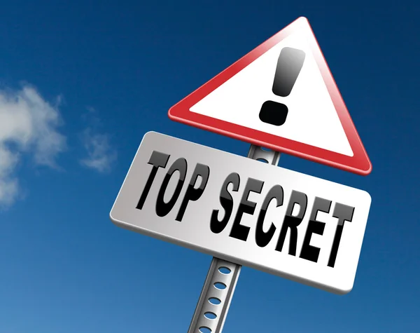 Top secret confidential information — Stock Photo, Image