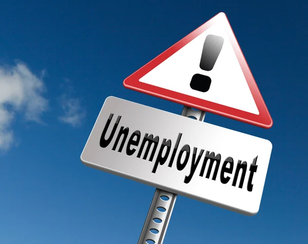 Tasa de desempleo empleo suelto — Foto de Stock