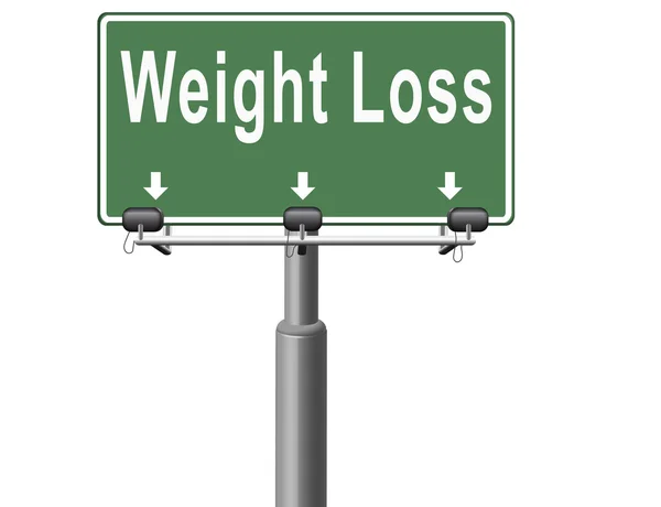 Weight loss lose extra pounds by sport — Stock Photo, Image