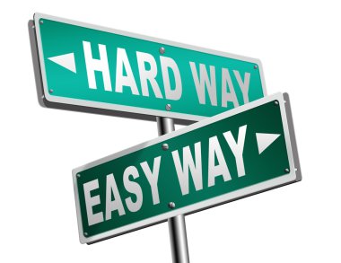 kolay ya da zor yolu 