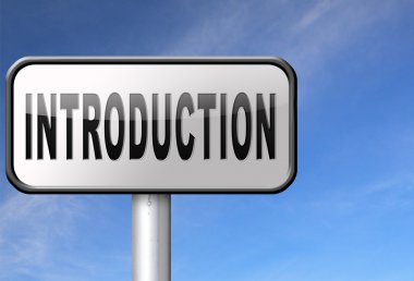 Giriş veya Hakkımızda yol işareti 