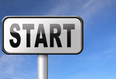 başlangıç yeni bir hayat ya da taze başlamak için yol