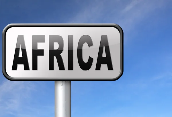 Africa continente turismo vacanza — Foto Stock