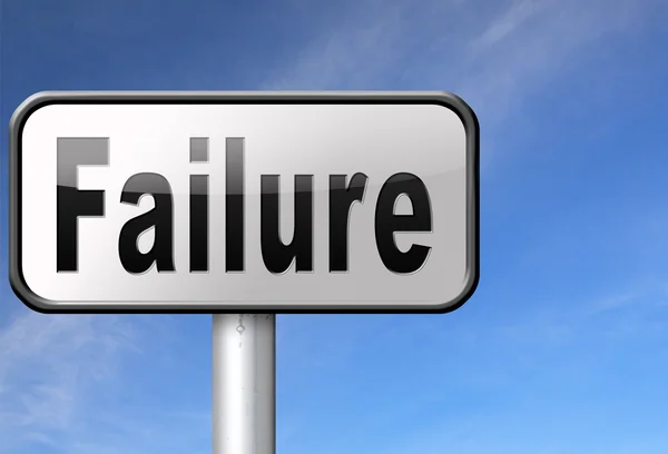 Başarısızlık başarısız sınavı — Stok fotoğraf