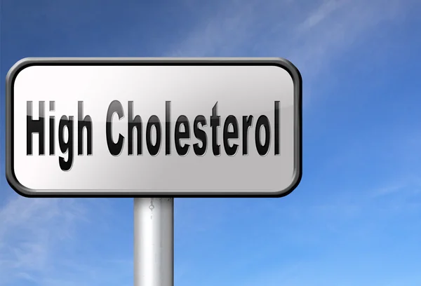 High cholesterol level — Stock Photo, Image