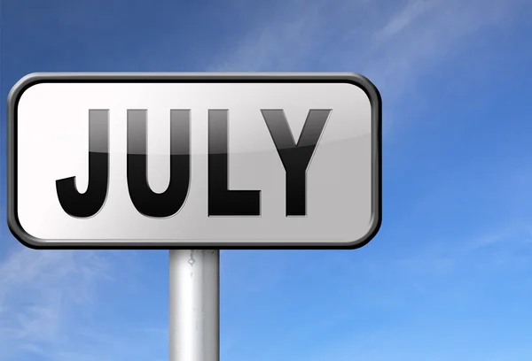 Juli sommaren månaden — Stockfoto