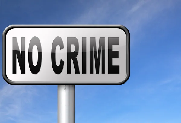 Stoppen met criminaliteit stoppen criminelen — Stockfoto