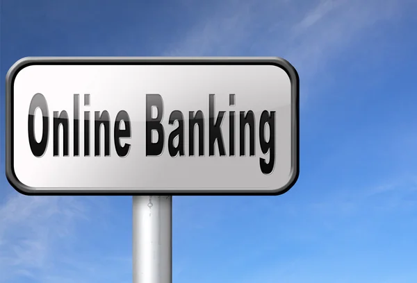 Online internet banking — Stockfoto