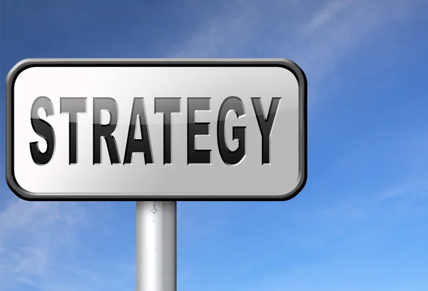 Strategie voor de business en marketing — Stockfoto