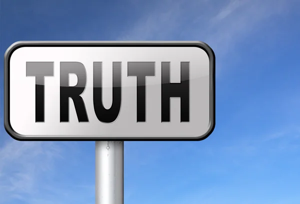 Verdade seja honesto — Fotografia de Stock