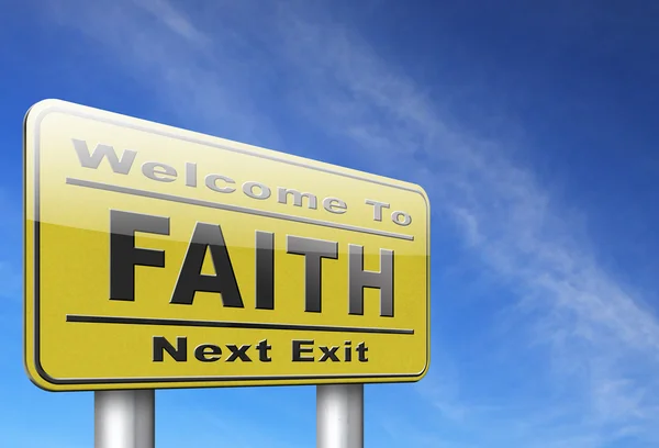 Faith belief and trust — Stock Photo, Image