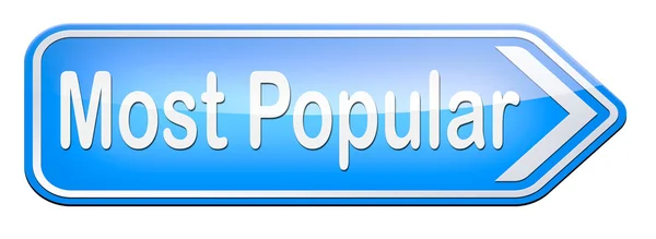 Most popular sign — Stock Photo, Image