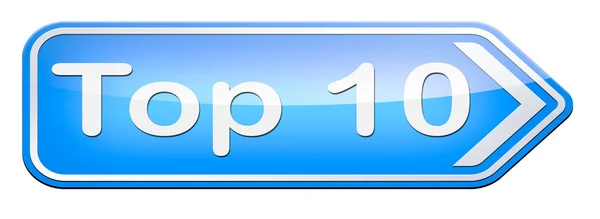 Top 10 gráficos — Foto de Stock