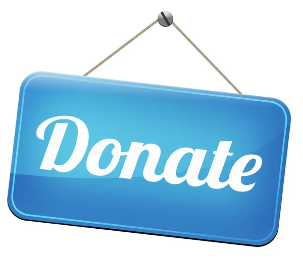 Donate charity — Stock Photo, Image