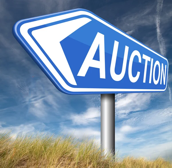 Online auction — Stock Photo, Image