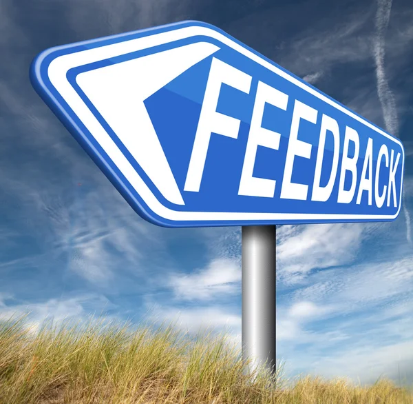 Feedback sign — Stock Photo, Image