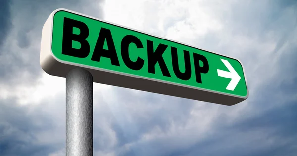 Back-upgegevens en software — Stockfoto