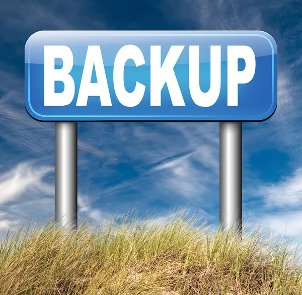 Back-upgegevens en software — Stockfoto