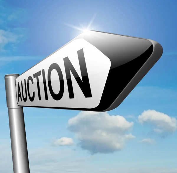 Internet auktion — Stockfoto