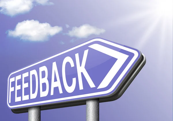 User-Feedback und Erfahrungsberichte — Stockfoto