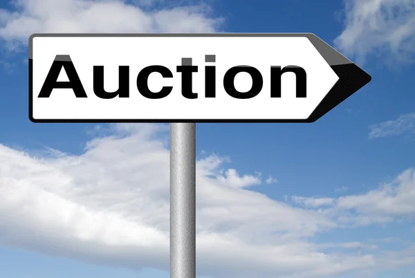 Bid online auction — Stock Photo, Image