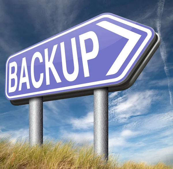 Dados e software de backup — Fotografia de Stock