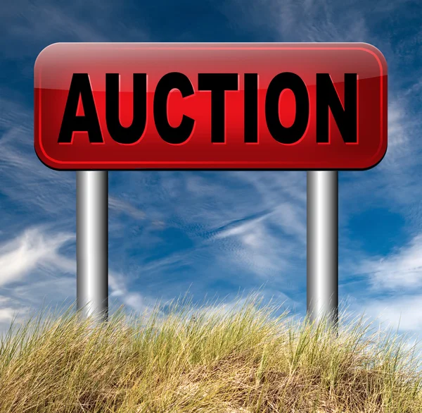 Online auction — Stock Photo, Image