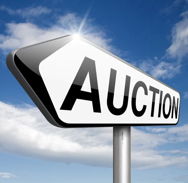 Online auction — Stock Photo, Image