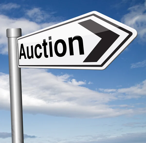 Online auction — Stock Photo, Image