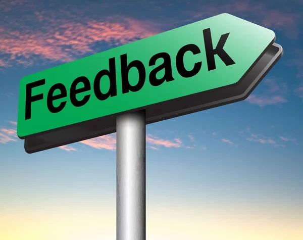 Feedback for service — Stock Photo, Image