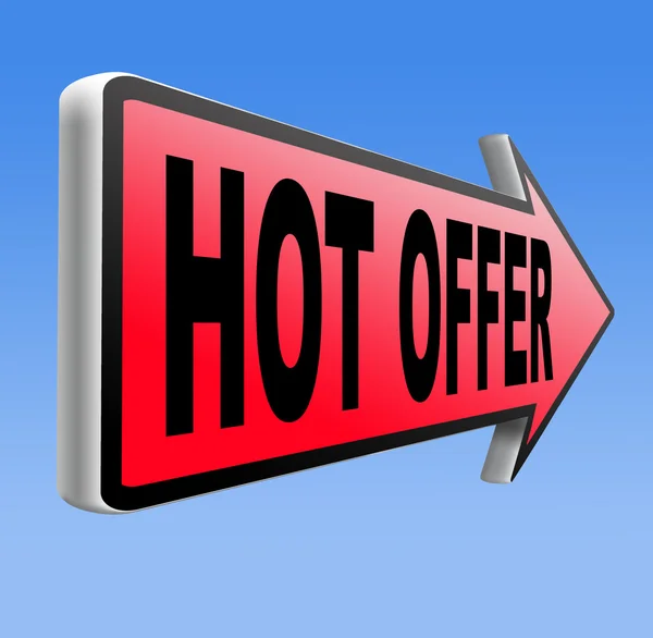 Hot offer — Stock Photo, Image