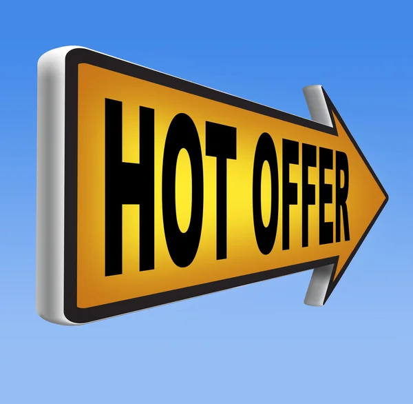 Hot offer — Stock Photo, Image