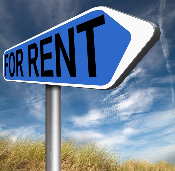 For rent sign — Stock Photo, Image