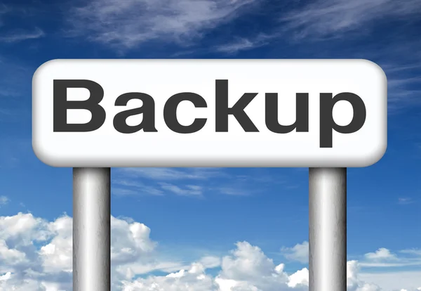 Back-upgegevens en software — Stockfoto