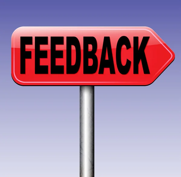 Feedback sign — Stock Photo, Image