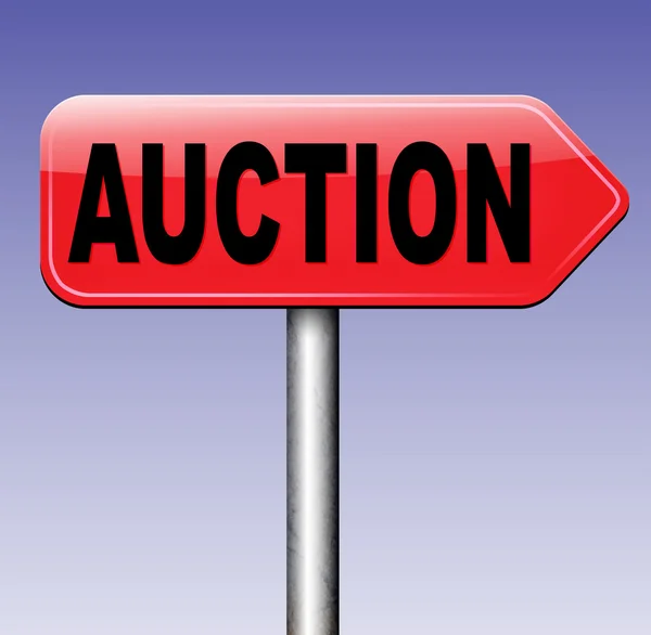 Online auction — Stock Photo, Image