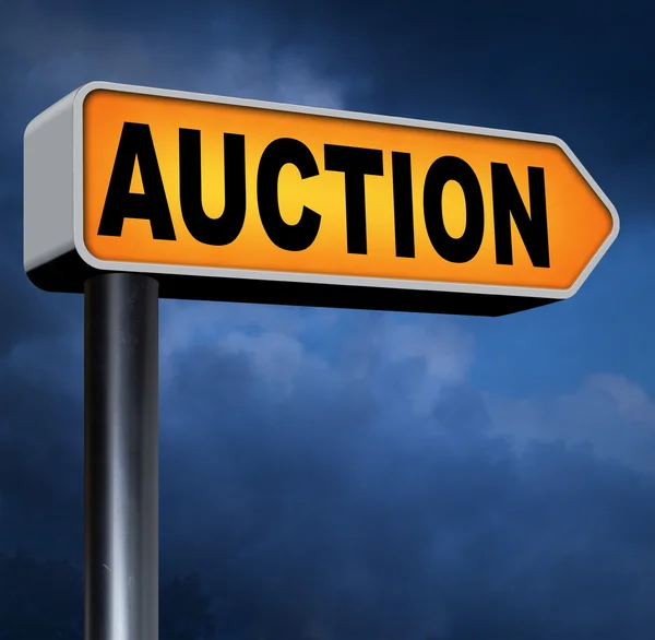 Online auction — Stock Photo, Image