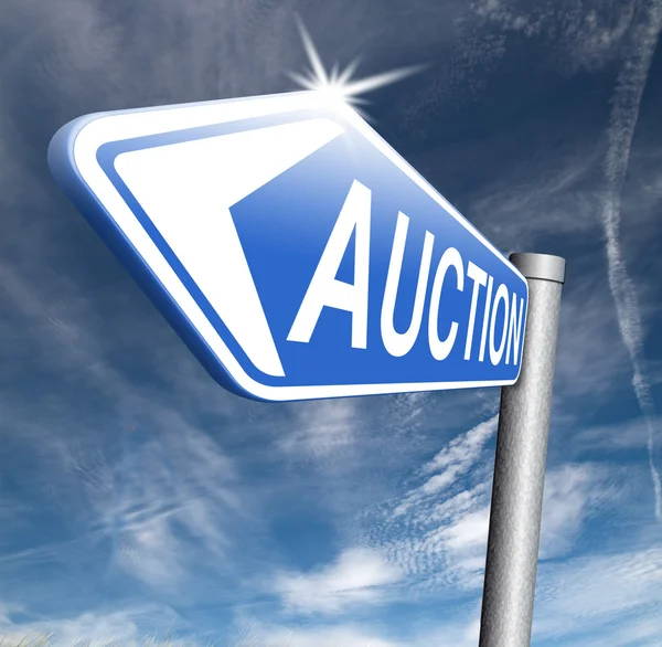 Online auction — Stock Photo, Image