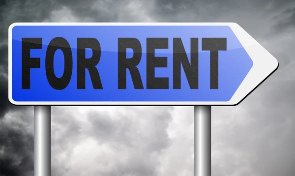 For rent sign — Stock Photo, Image