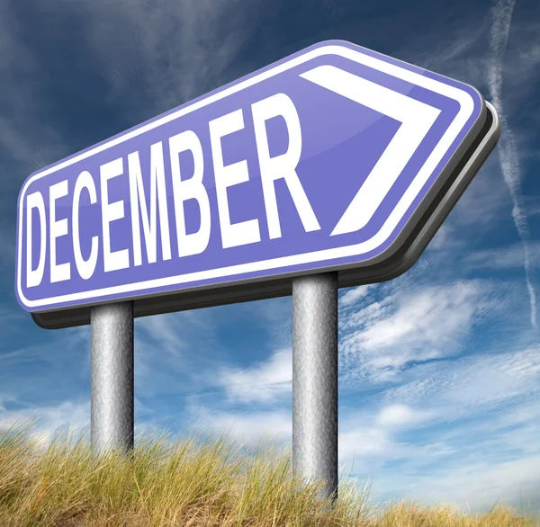 Dezember ist letzter Monat des Jahres — Stockfoto