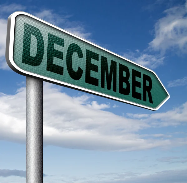 December last month of year — Stock Photo, Image