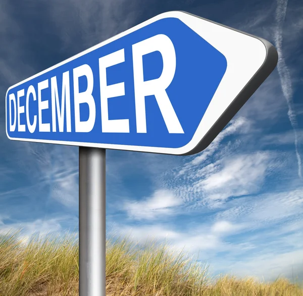 December laatste maand van het jaar — Stockfoto