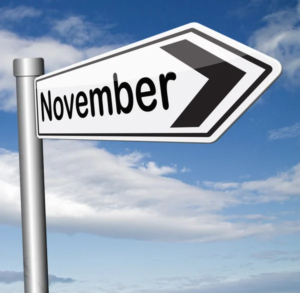 November nächsten Monat — Stockfoto