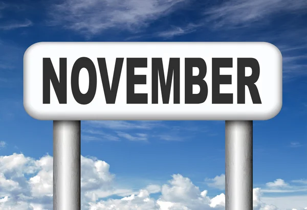 November nächsten Monat — Stockfoto