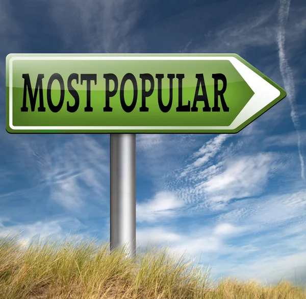 Most popular — Stock Photo, Image