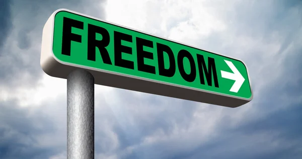 Freedom peaceful free life without restrictions — Stock Photo, Image