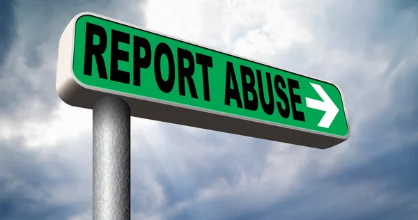 Report abuse sign. — Stock Photo, Image