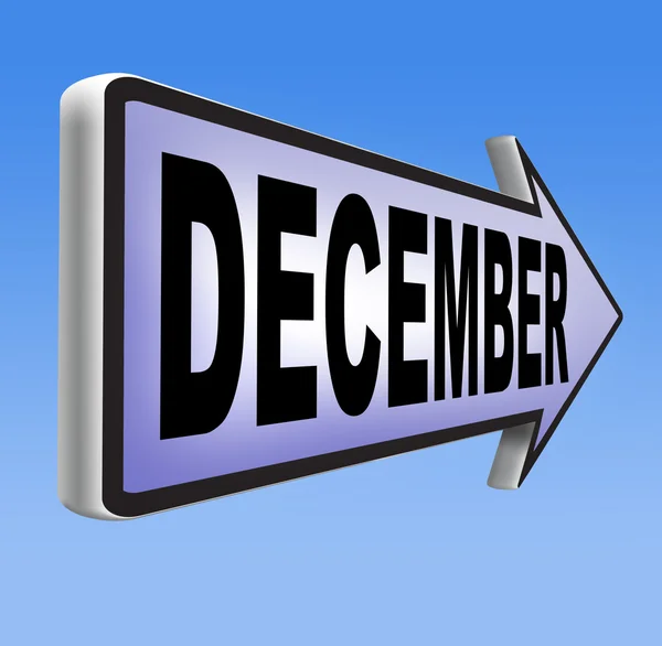 Dezembro último mês do ano — Fotografia de Stock