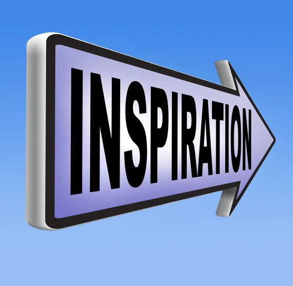 Inspiration sign — Stock Photo, Image