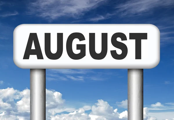 Signo de agosto —  Fotos de Stock